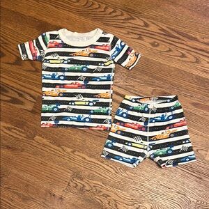 GUC Hanna Andersson Race Car Design Short Johns; Size 6-7